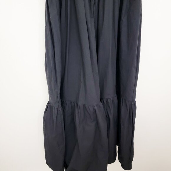 Matteau Drawcord Midi Dress in Black 3 6 NWT - Picture 4 of 9